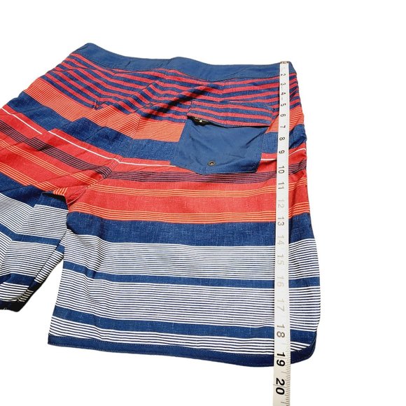 Ocean Current Swim Trunks - Men‎ Size 36 - NWOT - Red White Blue - Picture 4 of 6